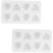 DECHOUS 3D Silicone Heart Mold Candy Making Molds Cake Mold Trays Silicone Cake Mold Silicone Soap Molds Heart Fondant Mold Candle Molds Cake Baking Moulds Chocolate Fudge White 29.5*3.5*17cm White - Buy Online on GoSupps.com