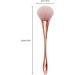kawehiop Makeup Brush Blush Foundation Loose Powder Blending Brushes Long Handle DIY Portable Plating Washable Make Up Tool Rose Gold - Buy Online on GoSupps.com