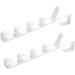 Cabilock 6 Pcs Towel Hooks Door Hanging Rack Multifunctional Hooks Hanger Coat 2pcsx3pcs Whitex3pcs - Buy Online on GoSupps.com