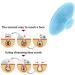 Uramoto Silicone Face Scrubber Brush - 12Pcs Exfoliator for Blackheads Facial Cleansing & Baby Shampoo - 6 Color Options - Buy Online on GoSupps.com