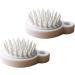 Magiclulu 4-Piece Hair Washing Scalp Massage Brush Set Navy Cleaning Scrubbers for Scalp Stimulation & Hair Care - Buy Online on GoSupps.com