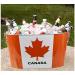 All Canadian Gift Basket Metal Ice Bucket with Premium Snacks Munchies Chocolate and more - Buy Online on GoSupps.com