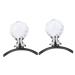Angoily 2pcs Eyeshadow Eye Shadow Tool Eye Shadow Stamp Crease Seal Die Crystal