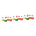 ibasenice 144 pcs kids decor cake toppers cake decorations fruit decor hawaiian decor Hawaii fruit toppper Hawaii toppper Hawaii cupcake toppper decorate top hat Insert card the summer child