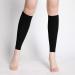 Zmerch stockings knee socks23 32 mmHg elastic compression stocking unisex class 2 pressure stockings sleeper stone varicose vein sock (XXL/Waden mmel-Schwarz) Calf Sleeves-Black XXL