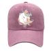NVJUI JUFOPL Girls' Cute Unicorn Hat, Adjustable Gift Baseball Cap for Kids Ages 3-11 Pink