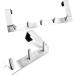 LABRIMP Over Door Coat Hanger Coat Hangers Over The Door Hook Towel Hanger Over Door Hook Hanger Stainless Steel Clothes Hook 35.6X12.5X4CM As Shown - Buy Online on GoSupps.com
