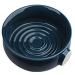 Katigan Ceramic Men's Shaving Mug Bowl Cup Thread Bottom Wide Mouth for Shaving Brush and Shaving Soap Dark Blue