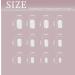 Sethexy French Short Square Barbie Pink Fake Nails - 24Pcs Glossy Press On Acrylic Stick on Nail Tips - Buy Online on GoSupps.com