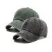 PFFY 2 Packs Vintage Washed Distressed Baseball Cap Dad Golf Hat for Men Women Black+darkgreen 2