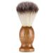 Ailife natural roof hair men shaving brush hairdressing salon men facial beard cleaning device razor tool razor brush with wooden handle