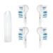 4Pcs Sensitive Replacement Toothbrush Heads  fit for Oral-B 4732 3733 4733  Crisscross Bristles and Rotating Powerhead Dual Clean Refill