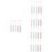 Minkissy 25 STK travel toothbrush camping travel toothbrush for adult folds toothbrush to take away Bulk toothbrush hand toothbrush oral soft fur travel pp