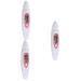 Housoutil 3pcs 3 1 Skin Detector Digital Skin Moisture Sensor Facial Moisture Meter Analyzer Triple Monitor 13.5X2 CMx3pcs Pink+whitex3pcs