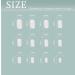 Sethexy French Short Square False Nails Collection - Glossy Elder Flower Press on Nails (24Pcs) - Buy Online on GoSupps.com