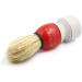 Ruilogod Red Wood Handle Mini Bristle Beard & Mustache Brush for Men - Portable Grooming Tool - Buy Online on GoSupps.com