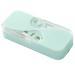 Portable dental dispenser automatic Dental Flosser Pick organizer -Crasche 12 tooth flap picks refillable tooth holder box for teeth