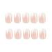 Pink White Gradient Press on Nails - Short Square Ombre Fake Nails for Women & Girls | 24 Pcs Acrylic Stick on Designs for Weddings - Buy Online on GoSupps.com