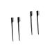 Ipetboom 4 Pcs Eyebrow Comb Mascara Applicator Makeup for Eyelashes Extension Cosmetic Comb Tool Eyelash Brush Portable Eyelash Comb Steel Needle Stainless Steel Eyelash Curler 14X2cmx2pcs Blackx2pcs