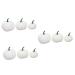 Artibetter 18 Pcs Foamy White Pumpkin Mini Decor Small Pumpkin Decorations Fake Vegetable Fruit White Ornaments Small Fake Pumpkins Halloween Prop Fake Mini Pumpkins Accessories Artificial Whitex3pcs 8.5x7.5cmx3pcs