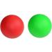 Gleavi 2-Pack Lacrosse Massage Balls for Myofascial Release | Silicone Mobility & Yoga Balls Red - Perfect for Muscle Recovery & Pain Relief - Buy Online on GoSupps.com