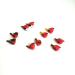 An_Shop 10pcs Artificial Animal Accessories Clay Multicolor Red Birds Packs Miniature Figurine Mini Decorative for DIY Ornament Craft DIY Dollhouse