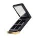 FRCOLOR 4grilles Palette de Fards Paupi res Vide avec Miroir et Compartiments Organisateur de Maquillage Portable pour Voyages et Quotidien