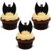 Halloween Edible Silhouette Bat Cupcake Topper cake Decorations (Pack of 30) D13 - Buy Online on GoSupps.com