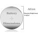 30 AG10 Alkaline Button Cell Batteries - Compatible with G10 LR54 389 390 | Long-Lasting Power for Electronics - Buy Online on GoSupps.com
