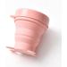 Collapsible Silicone Cup - Travel & Menstrual Use - Pink Foldable Diva Cup Storage - Buy Online on GoSupps.com
