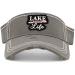 Funky Junque Womens Baseball Cap High Ponytail Bun Half Visor Adjustable Athletic Hat Lake Life - Dove Grey