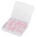 8 Pairs Wax Cotton Noise Reduction Waterproof Earplugs Adault Child Hearing Earplugs