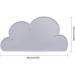 2 PCS Kids Silicone Cloud Placemats - Non Slip & Heat Resistant Tablemats for Baby Feeding - Grey - Buy Online on GoSupps.com