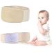Samnuerly adjustable baby navel fracture girdle belly binder truss cord with 3 removable compression painters for baby treat hernia hernie support belt