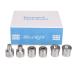 Diamond Dermabrasion Head Microdermabrasion Stainless Steel Diamond Microdermabrasion Dermabrasion 6 Tips Filter Replacement Set