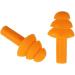 Buy Mivos 200 Pairs Waterproof Silicone Earplugs - Noise Reduction 32DB | Reusable & Portable Hearing Protection with Cord - Buy Online on GoSupps.com