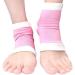 PEDIMEND Compression Heel Socks for Cracked Skin, Plantar Fasciitis, and Metatarsal Pain - Moisturizing Open Toe Recovery Socks (1 Pair - 2PCS) | Foot Care in One Size Pink - Buy Online on GoSupps.com