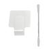 Cosmetic Acrylic Mixing Palette Transparent Mixing Palette Spatula Set Nail Art Painting Mixed Color Palette Makeup Mixing Makeup Brushes Tools Palette Cosmetic Mixing Tools