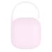 Gloglow Schnuller container pacifier holder etui with a handle pacifier chain baby-pacifier holder holder for the trip pacifier clip holder storage box baby requirement pink pink pacifier