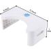 Folding Toilet Stool with Aromatherapy Box - Convenient Portable Step for Home Bathroom (White 7inches) - Buy Online on GoSupps.com
