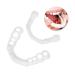 Muyey 2st / Set Upper and lower silicone fake teeth false tooth cover white bit oral care teeth whitening dental oral care plastic tooth coverage