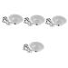 Ciieeo 4pcs Bathroom Wall Soap Holder Soap Storage Holder Draining Soap Holder Storage Soap -mounted Soap Dishes Shower Soap Dish Holder Bar Soap Holder Soap Stand Glass Frosted Tray