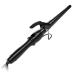 Wazor Ceramic 1-1/2" Tapered Hair Curler with Short Clip Fast Heat-up 9 Temp Setting Curling Wand for Long Lasting Curls or Waves Auto Shut Off LED Display and 2 Hair Clips