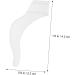 Lurrose 20 Pairs of Glasses Leg Sleeves - Slip-Resistant Temple Holders for Sunglasses & Child Glasses - Anti-Slip Protection 4.2x2.3cm White - Buy Online on GoSupps.com