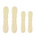 Cuhza 4 pieces magical hair knot hair bun maker upgraded hair holder sponge clips hair styling donut bun hair twist curly wraps donut tools 2 large and 2 small (beige))