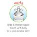 Nuk Simply Natural Baby Bottle 9 Ounce 3 Pack 9 Ounce (3 Pack) Neutral - Buy Online on GoSupps.com