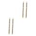 WOONEKY 4 Pcs Makeup Eyebrow Pencils Eyebrow Brush Pen Eyebrow Makeup Leopard Uk Eyeliner Kit Brown