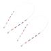 JECOMPRIS 2pcs Mask Anti-drop Chain Shot Glasses Chin Strap Chain Child Acrylic