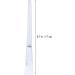 PATKAW 12Pieces Facial Brush Makeup with Transparent Handle Professional Facial Transparent Crystal Rod for Application - Buy Online on GoSupps.com