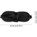 Hemoton 5Pcs 3D Stereo Goggles Supple Eye Masks - Light Blocking Sleep Masks for Travel and Home Use - Buy Online on GoSupps.com